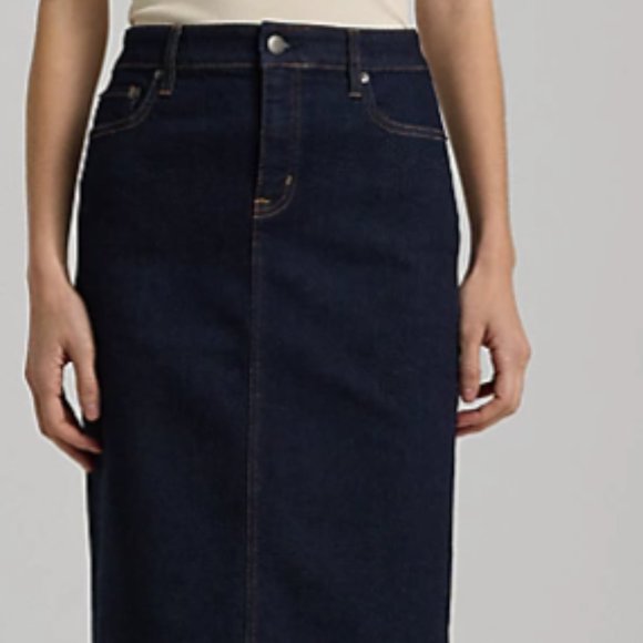 Ralph Lauren Denim Skirt - Picture 2 of 4
